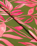Olive Bloom Linen 2 Piece