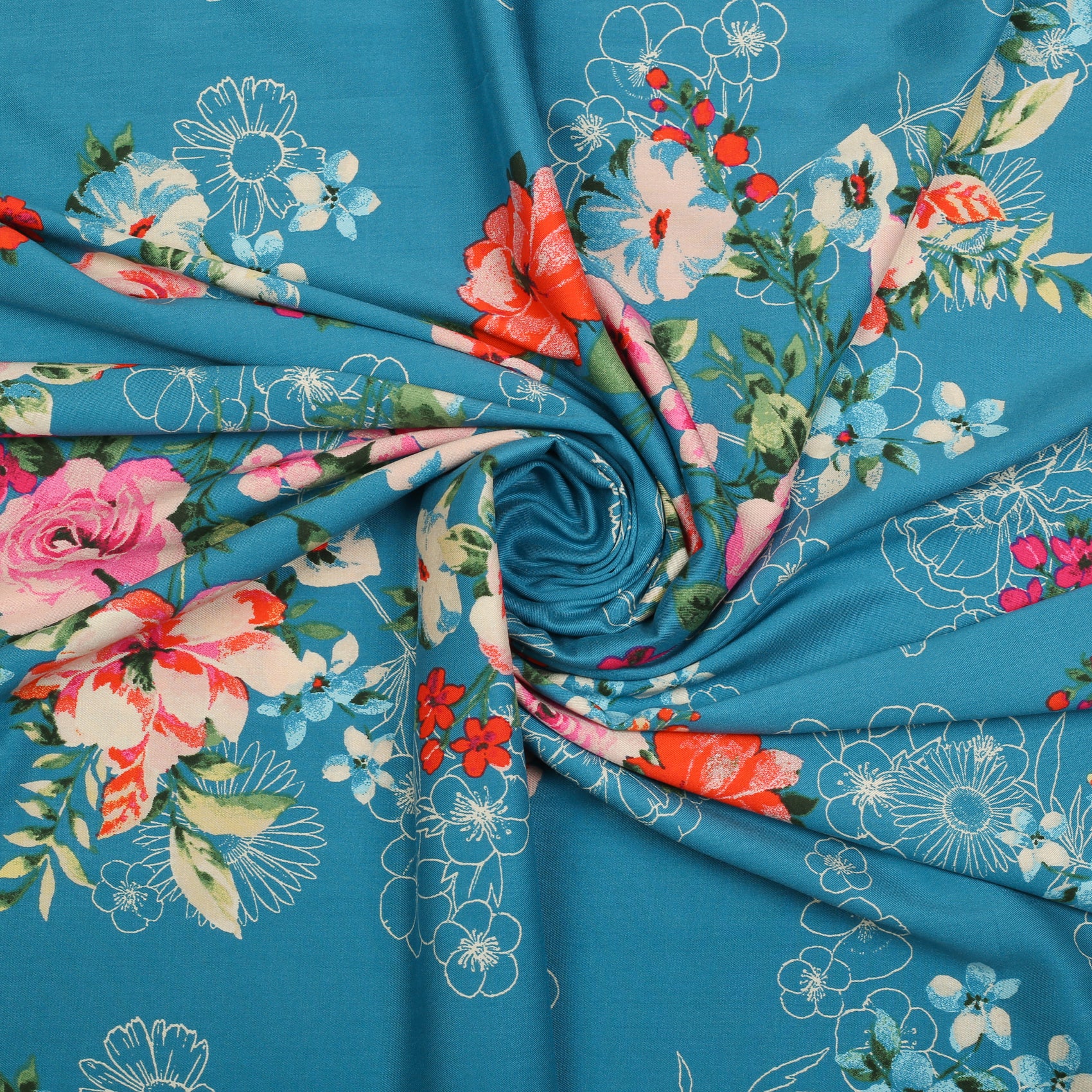 Seaside Flora Linen Shirt