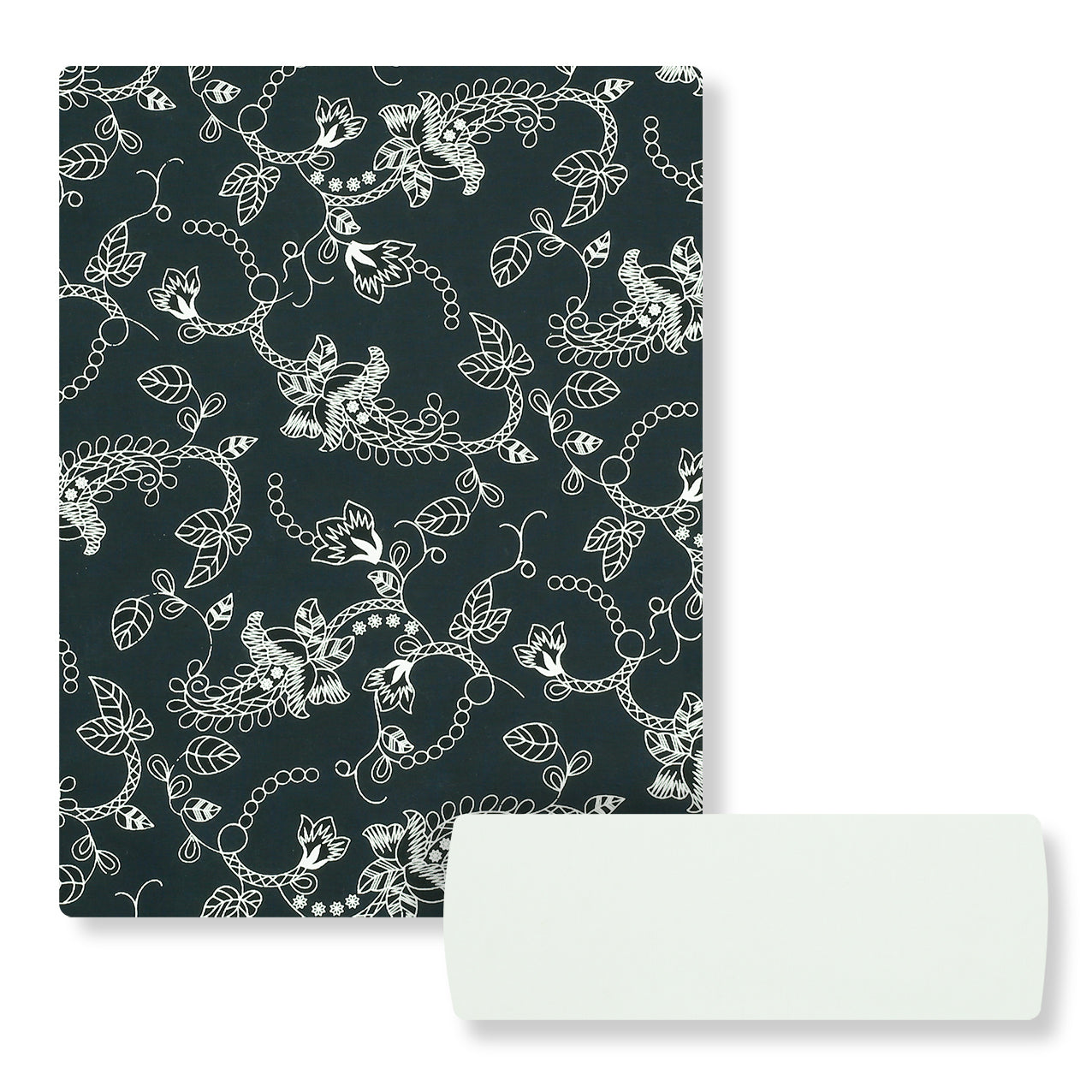 Royal Ink Floral  Flox Lawn 2PC