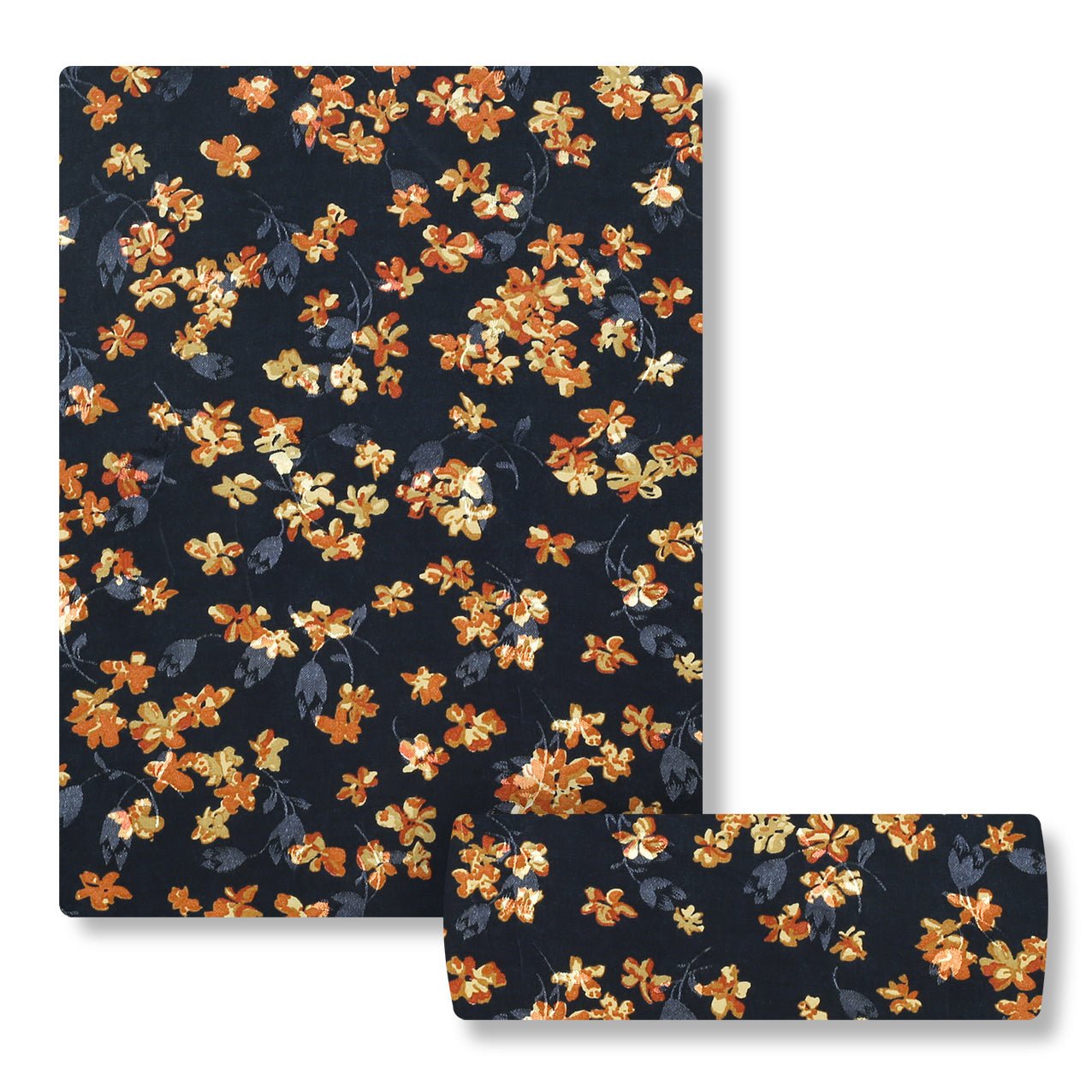 Amber Bloom Self Print Silk 2PC