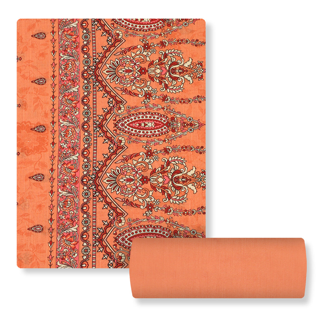 Zehra Peach Lawn 3pc