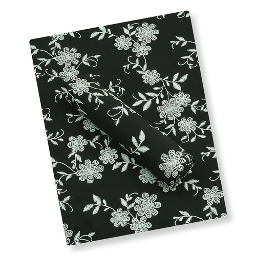 Black Bloom Linen 2pc