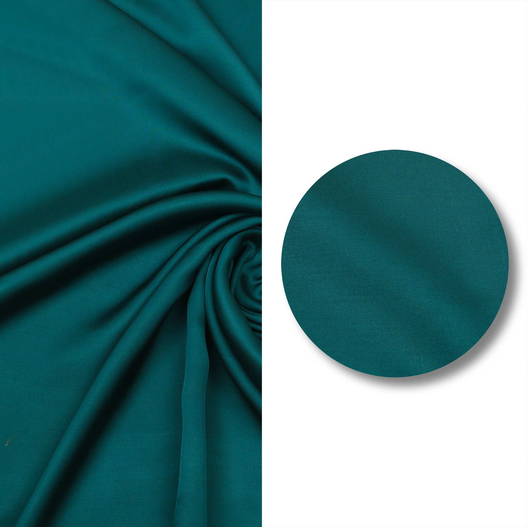 Peacock Teal Silk 2pc