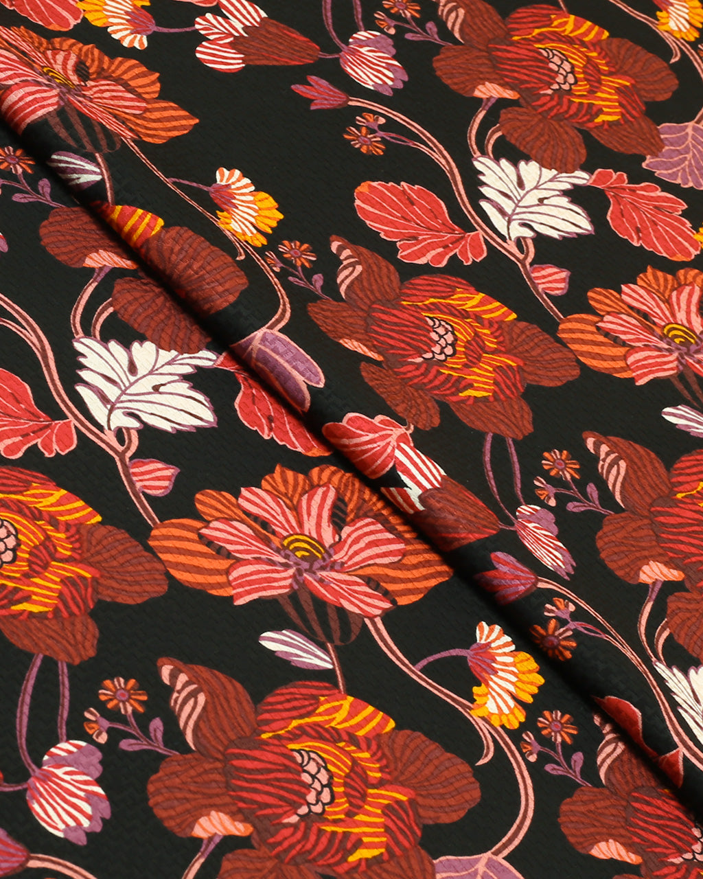 Candlelit Floral Silk 2 Piece