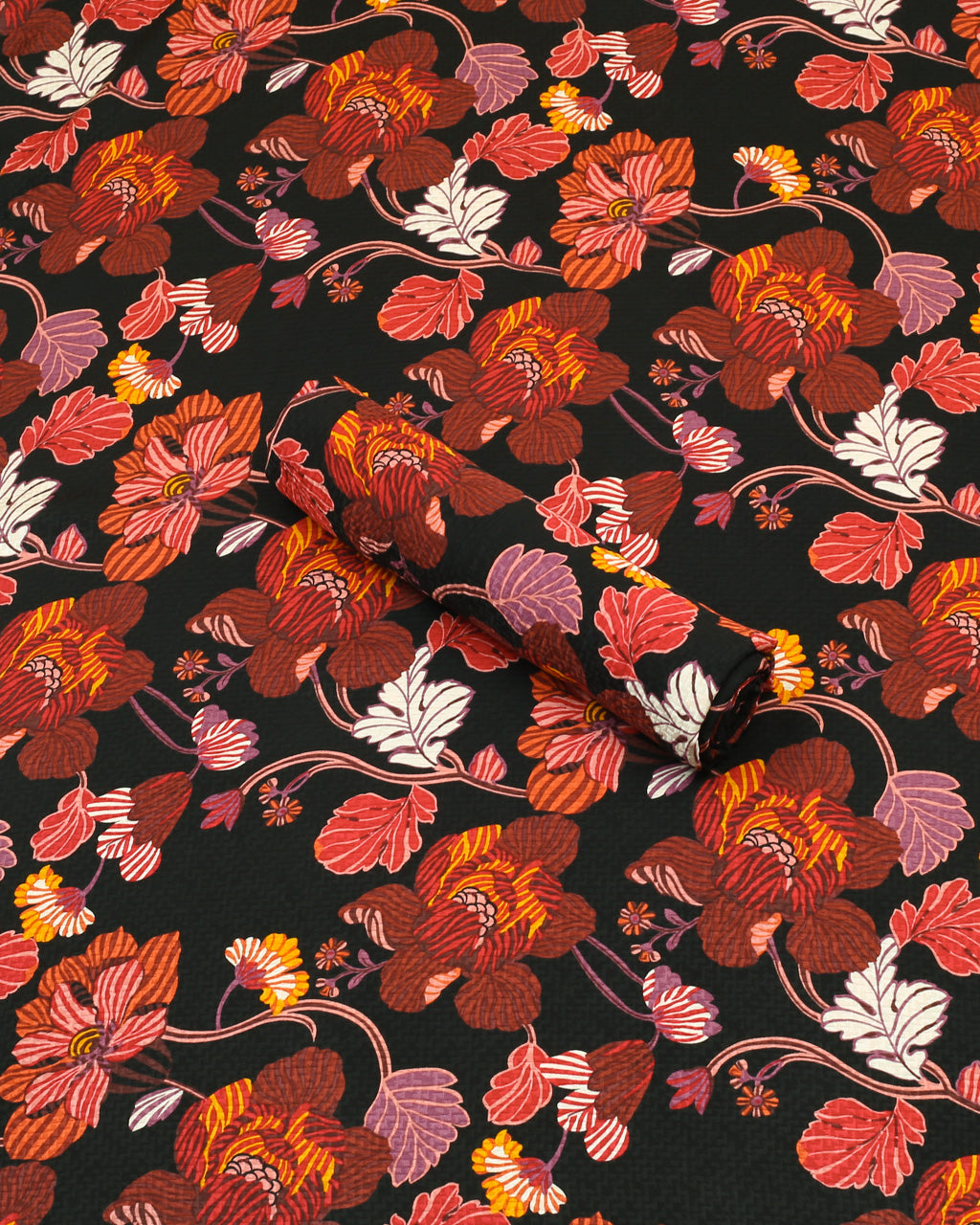 Candlelit Floral Silk 2 Piece