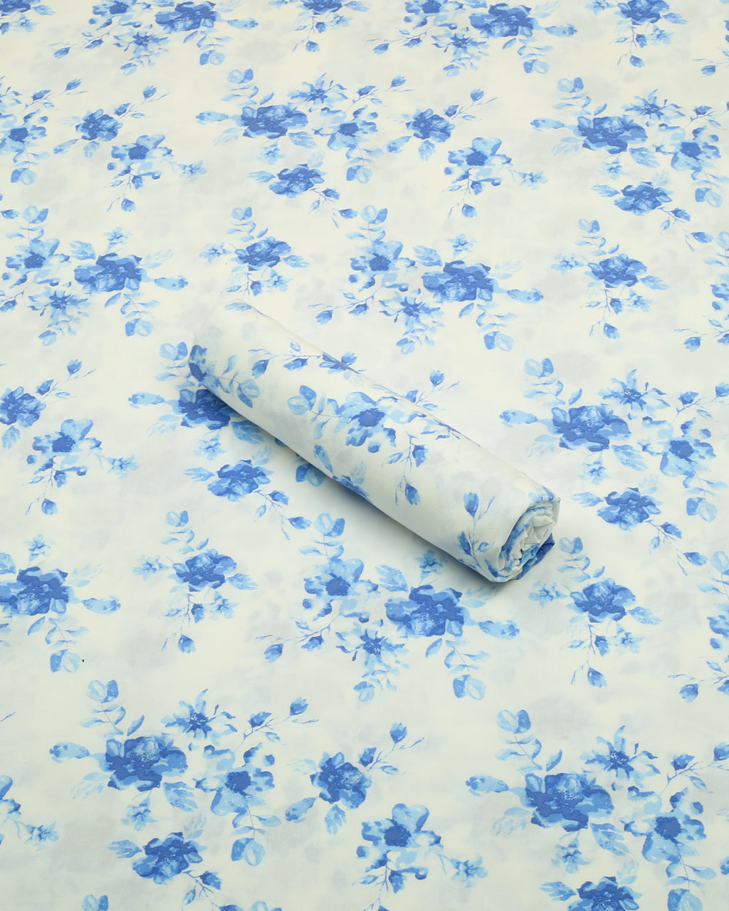 Blue Floral Linen 2 Piece