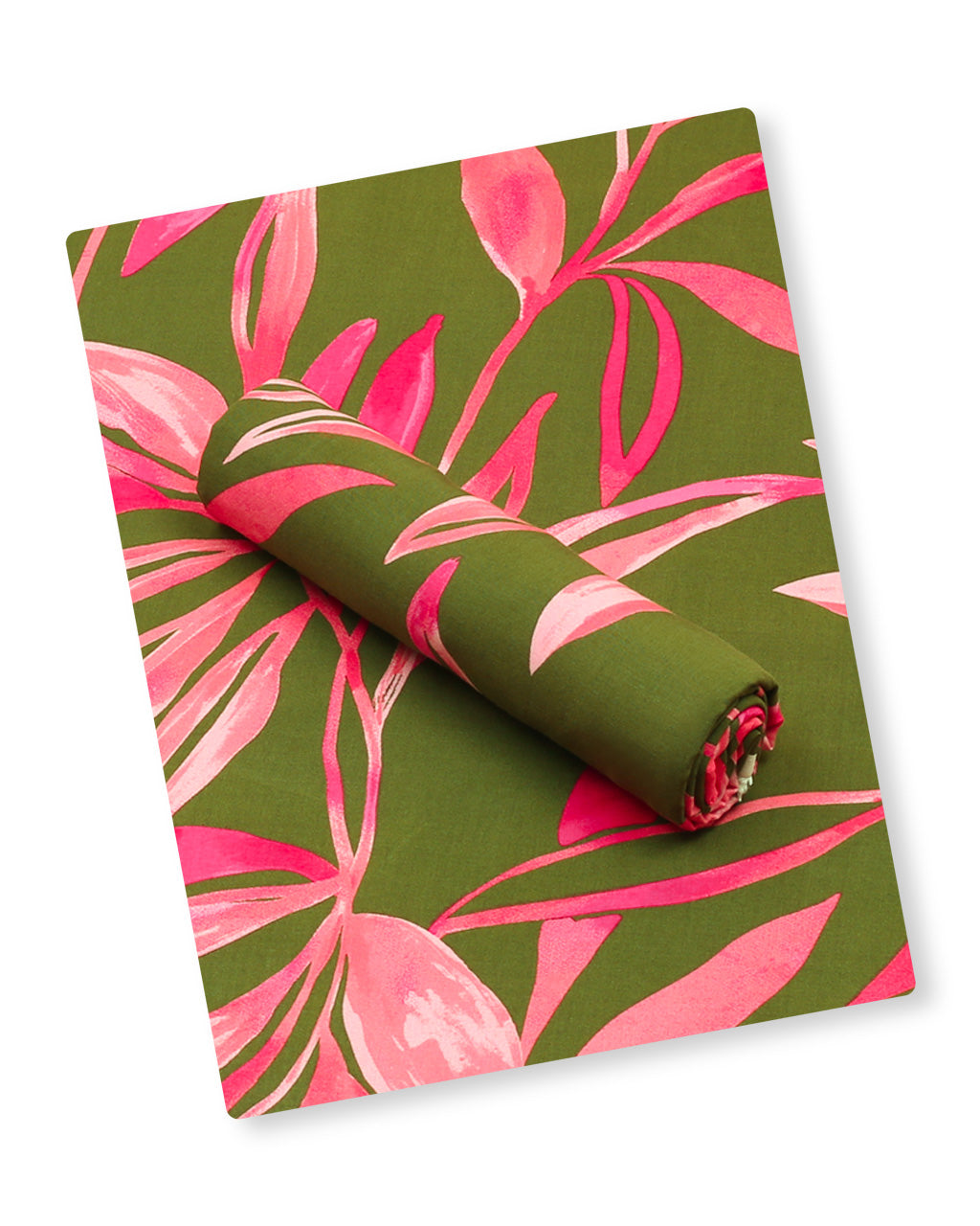 Olive Bloom Linen 2 Piece