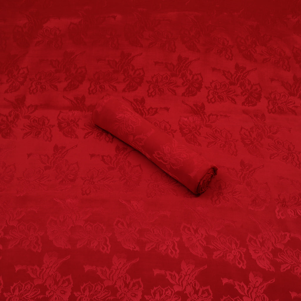 Red Aura China Patti Silk 2PC