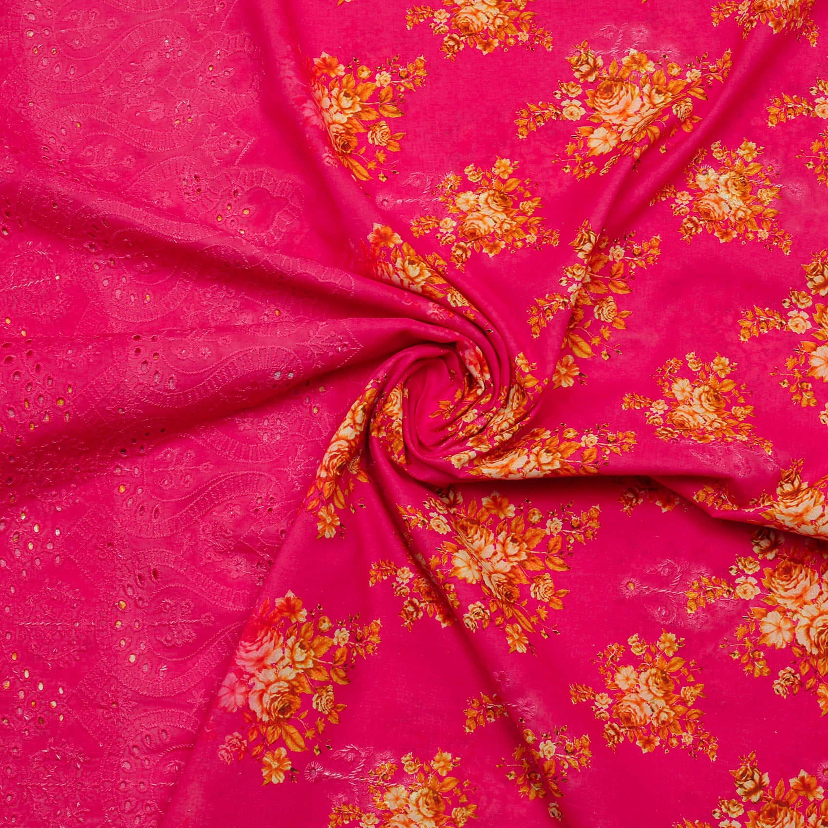 Rose Fuchsia Lawn 3pc