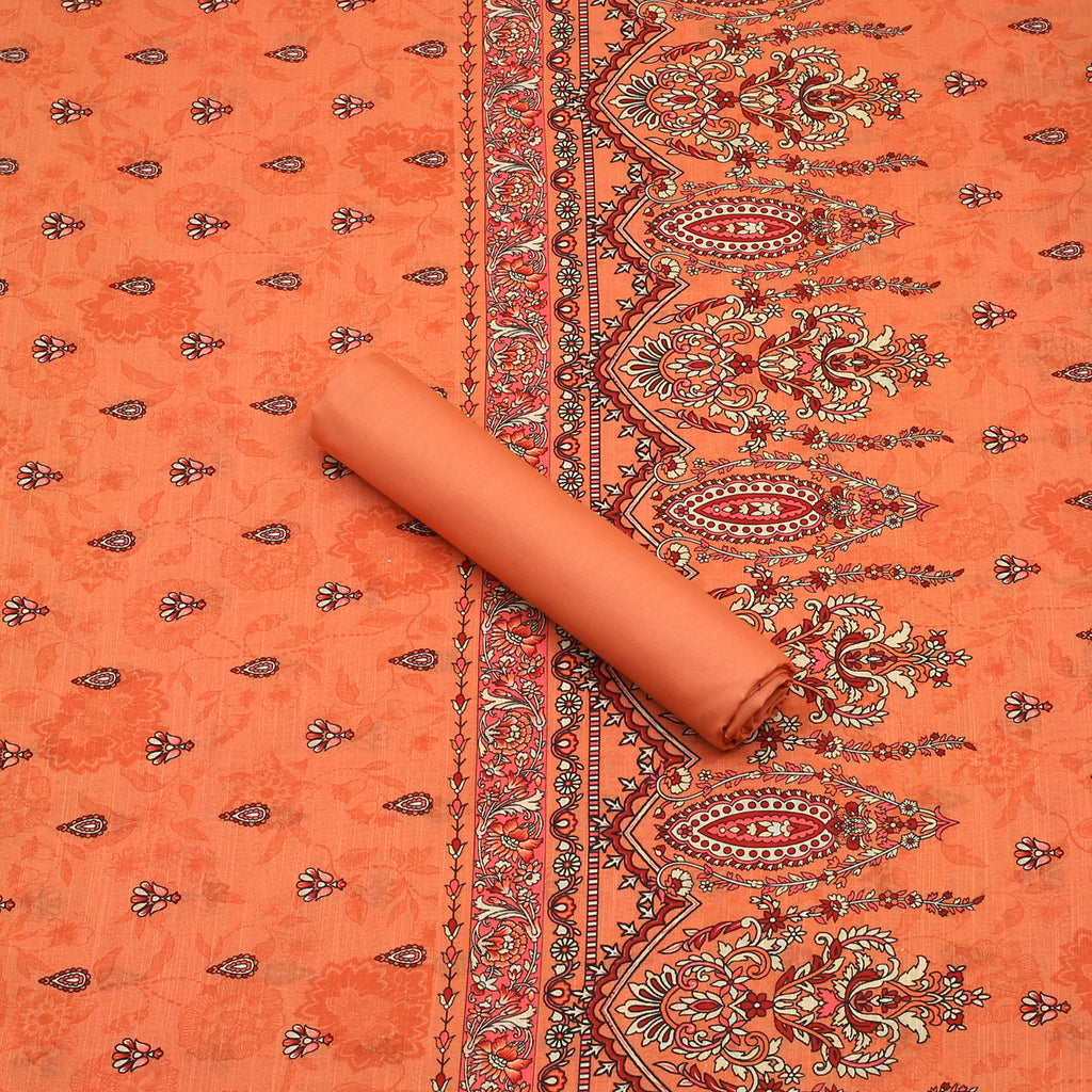 Zehra Peach Lawn 3pc