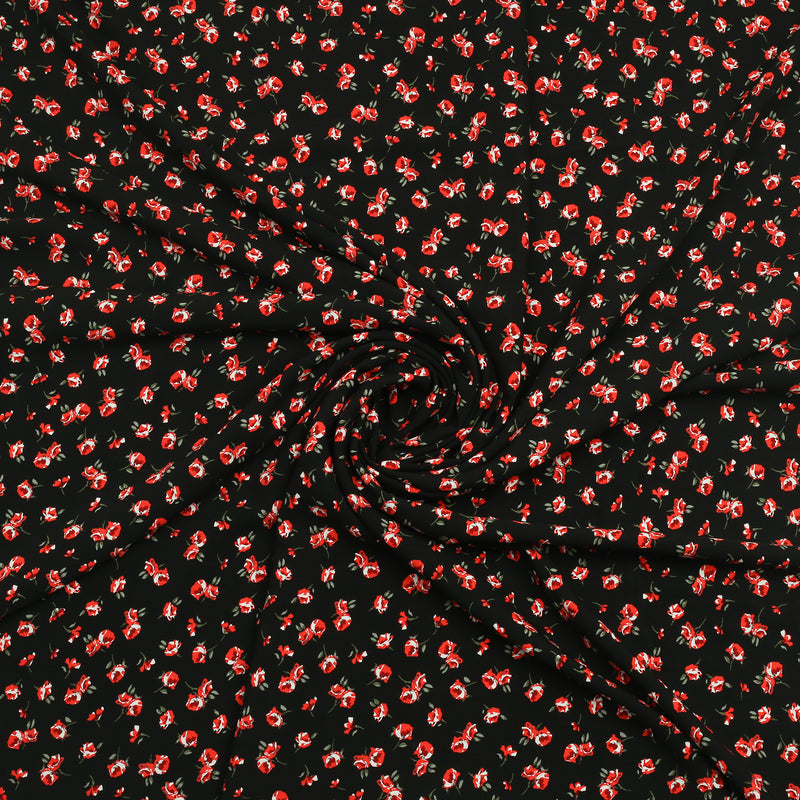 Noir Rose Linen Shirt