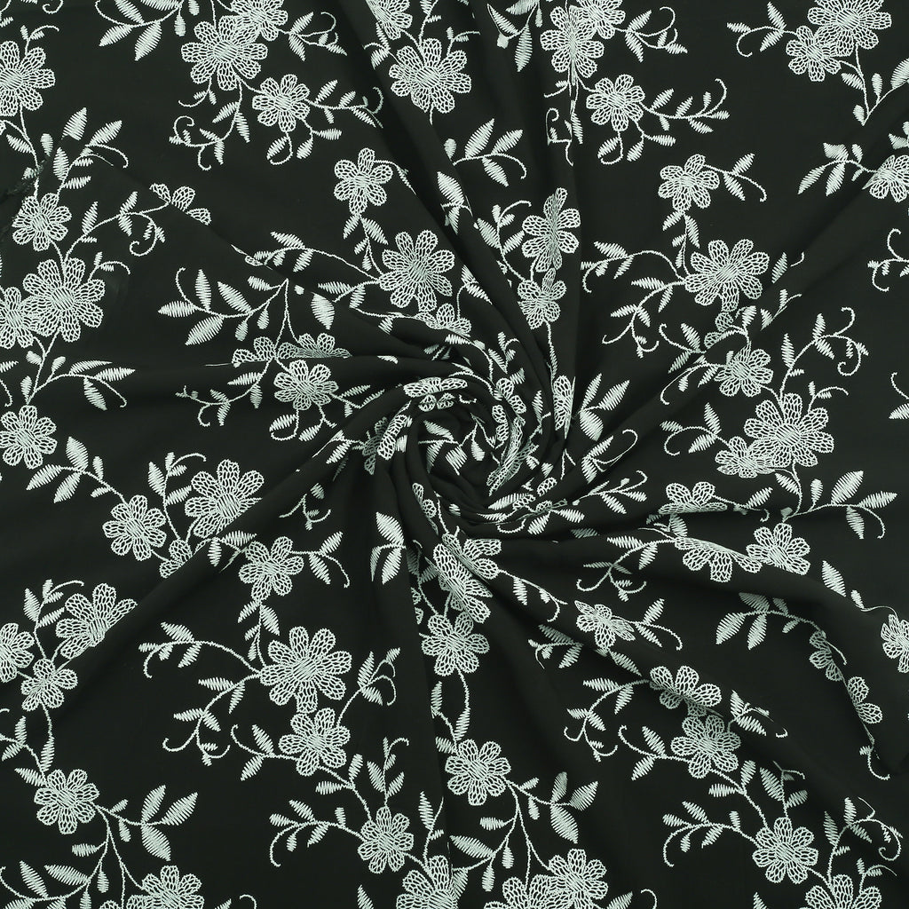 Black Bloom Linen 2pc