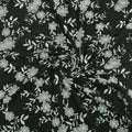 Black Bloom Linen Shirt