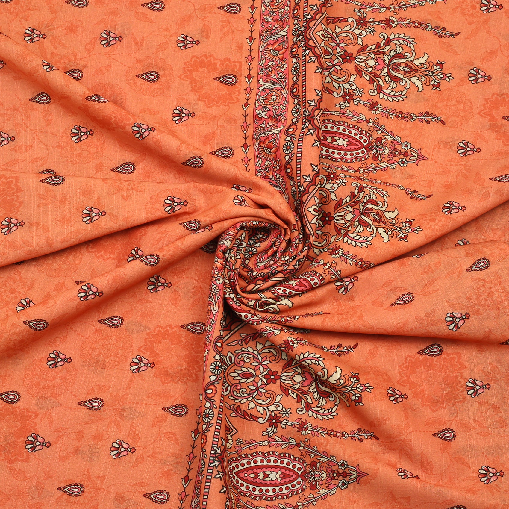 Zehra Peach Lawn 3pc