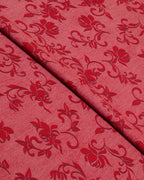 Maroon Chintz Linen 2 Piece