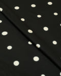 Black Polka Silk 2 Piece
