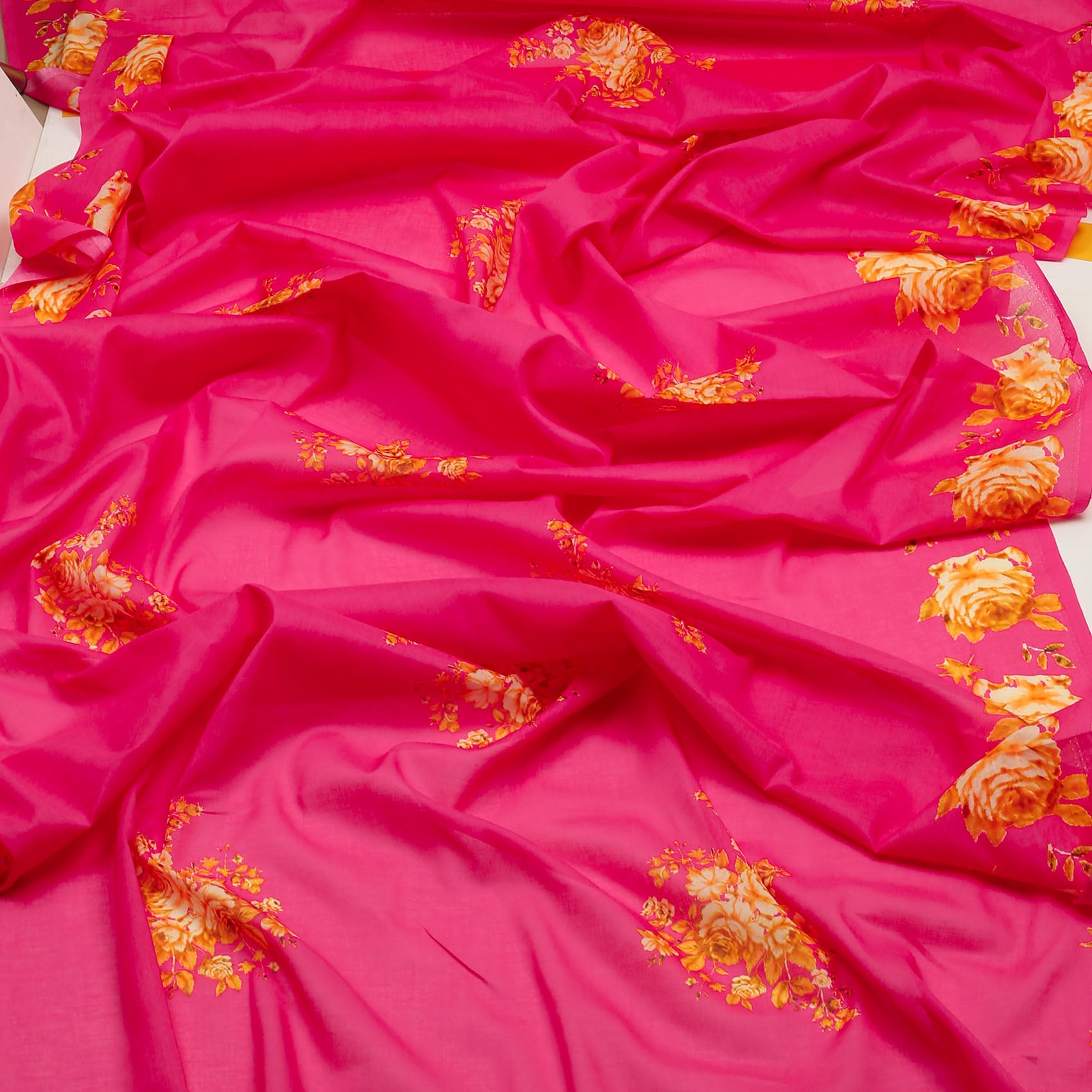 Rose Fuchsia Lawn 3pc