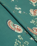 Teal Fan Linen 2 Piece