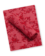 Maroon Chintz Linen 2 Piece