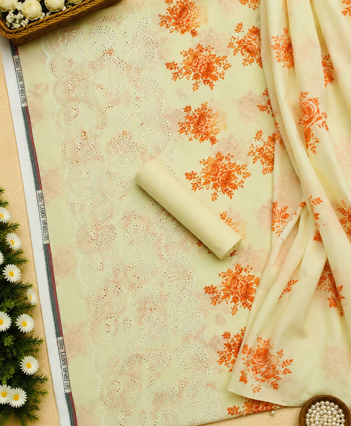 Amber Petal Lawn 3pc