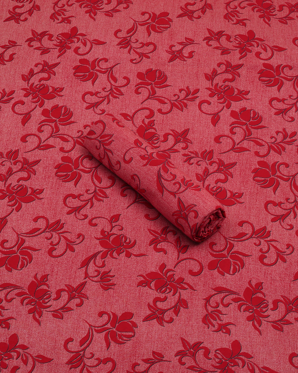 Maroon Chintz Linen 2 Piece