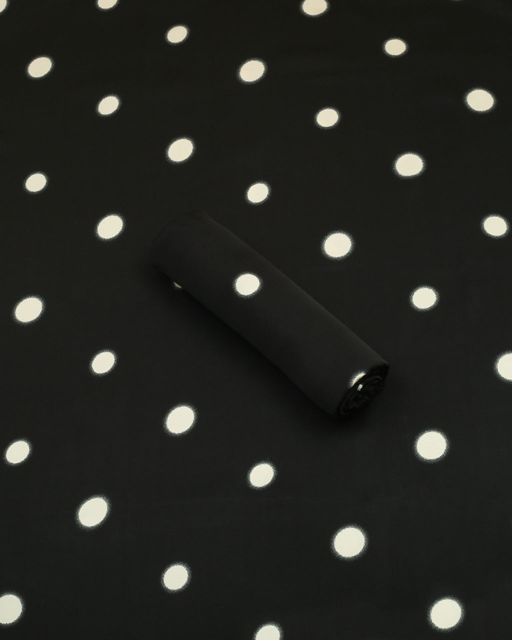 Black Polka Silk 2 Piece