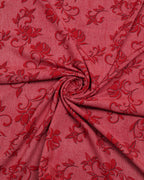Maroon Chintz Linen 2 Piece