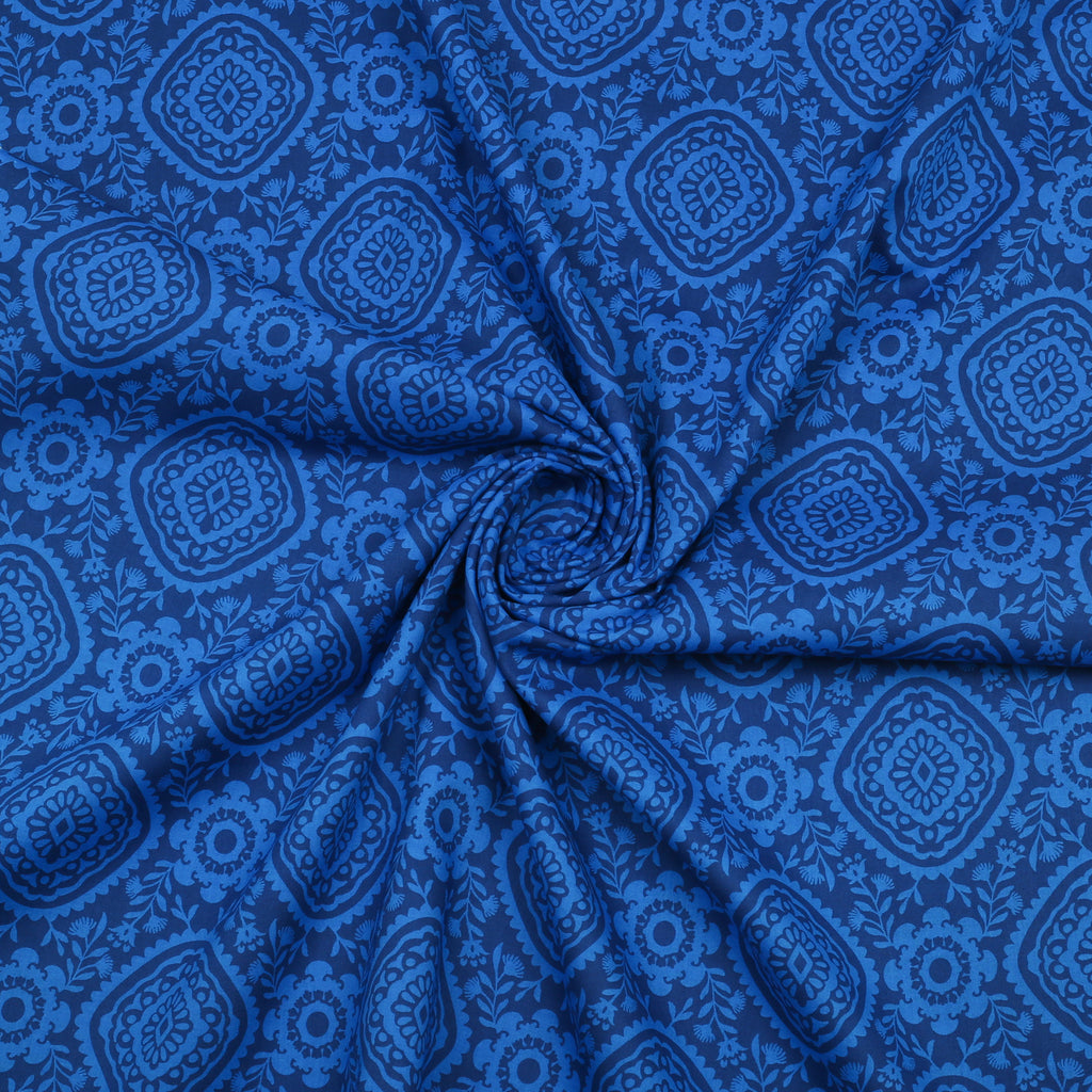 Azure Medallion Lawn 2PC
