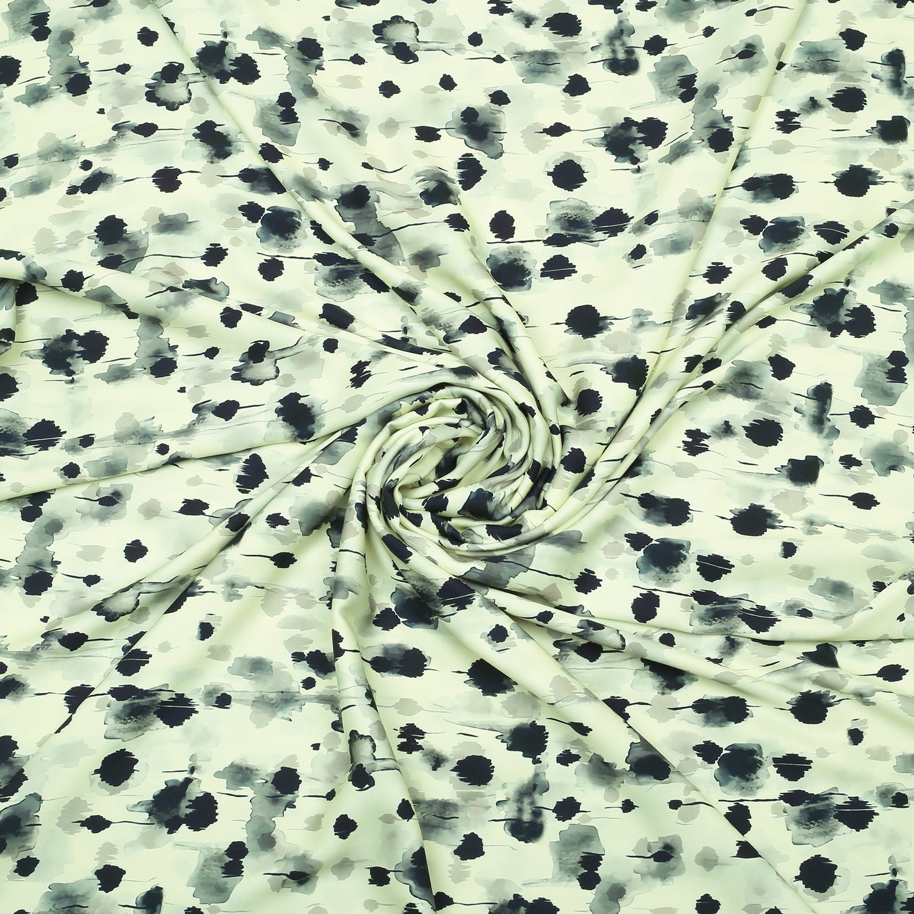 Ink-Splash Elegance Silk 2pc