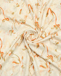 Cream Tulip Chiffon Shirt
