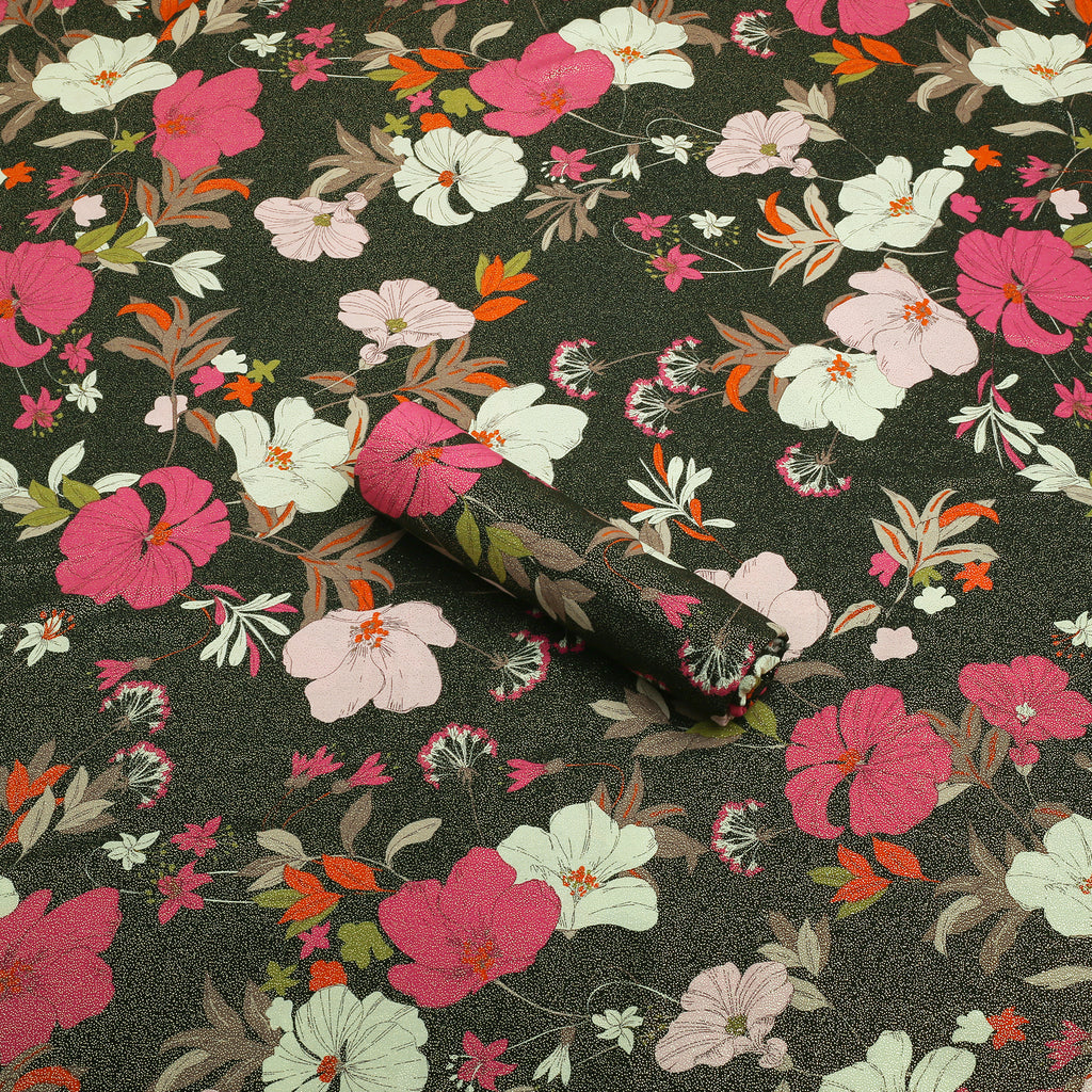 Charcoal Bloom Linen 2pc