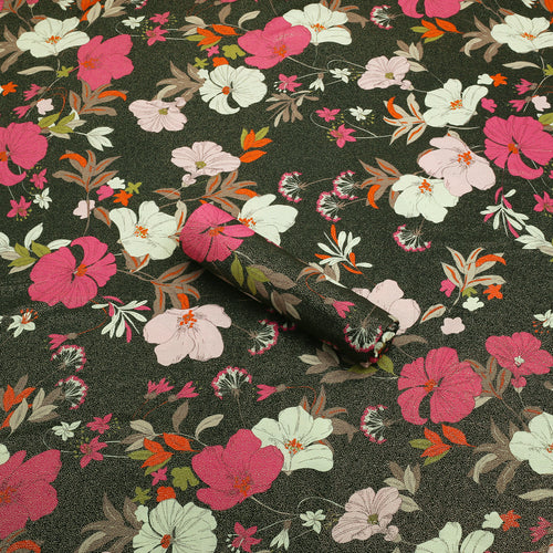 Charcoal Bloom Linen 2pc