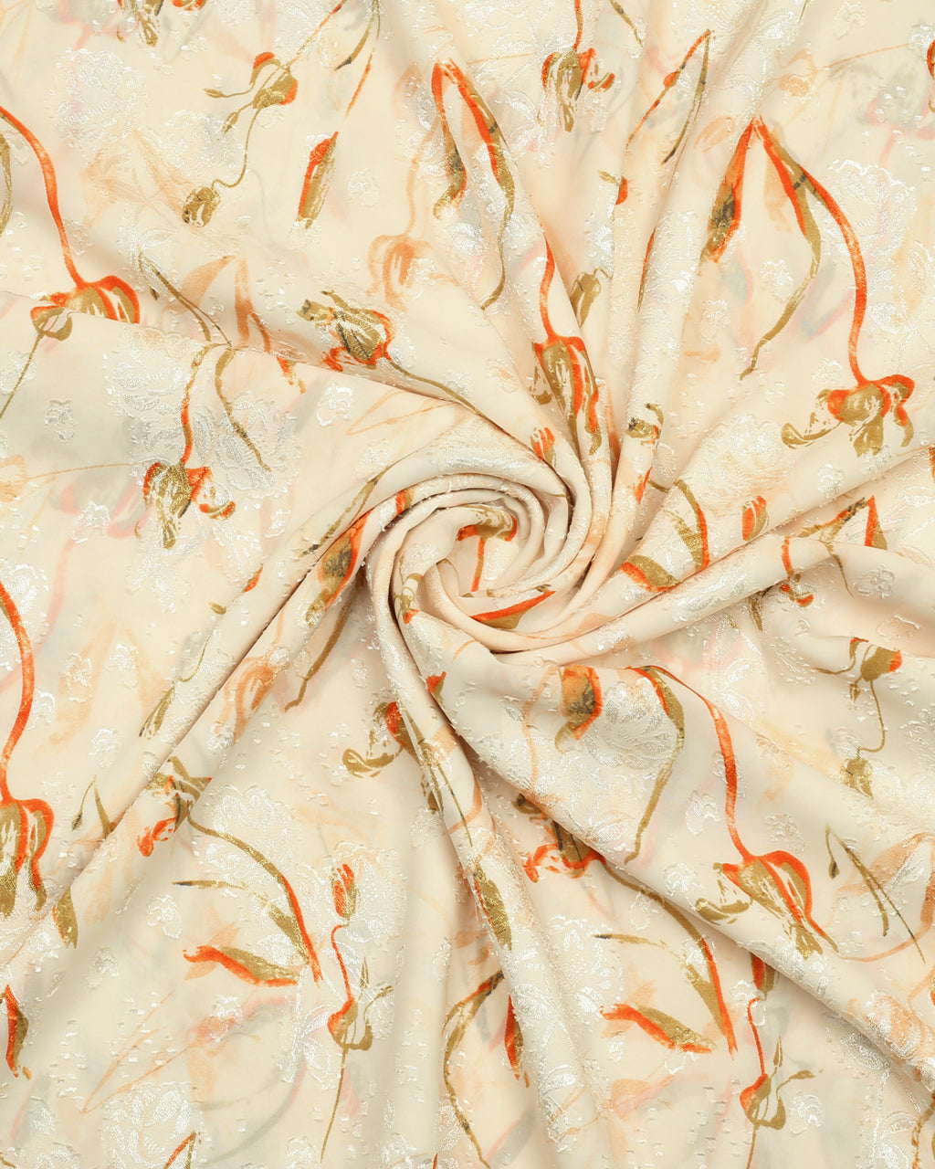 Cream Tulip Chiffon Shirt