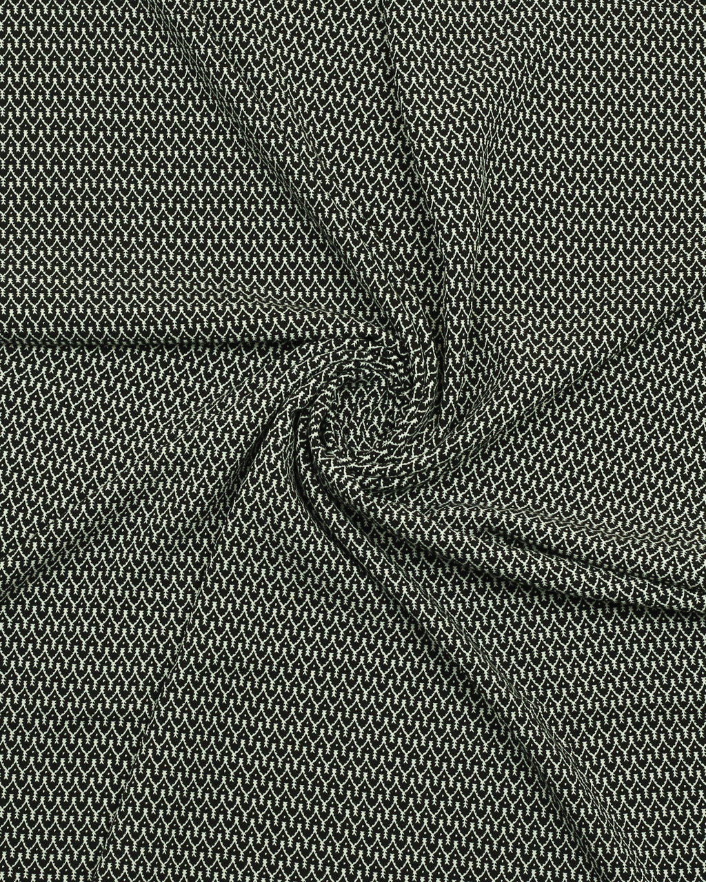Black Trellis Linen 2 Piece
