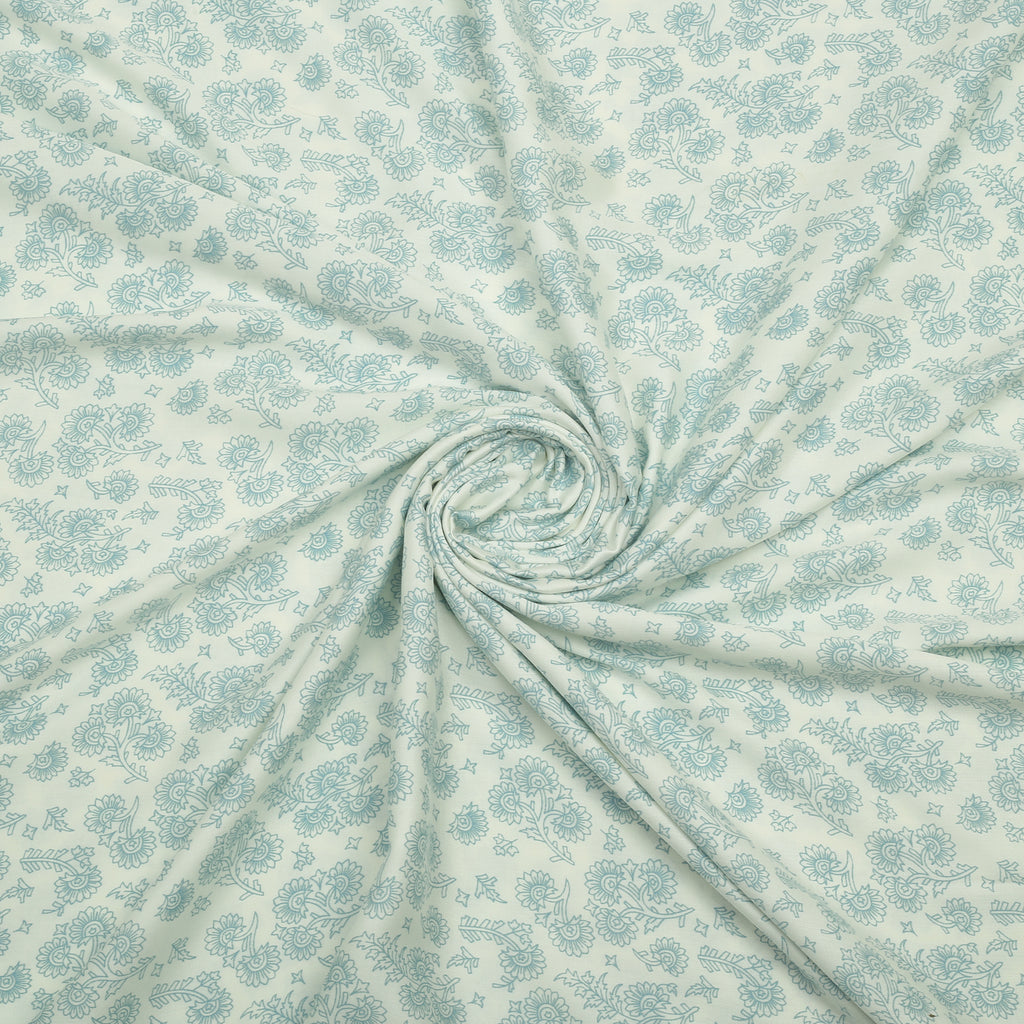 Mint Bloom Linen 2pc