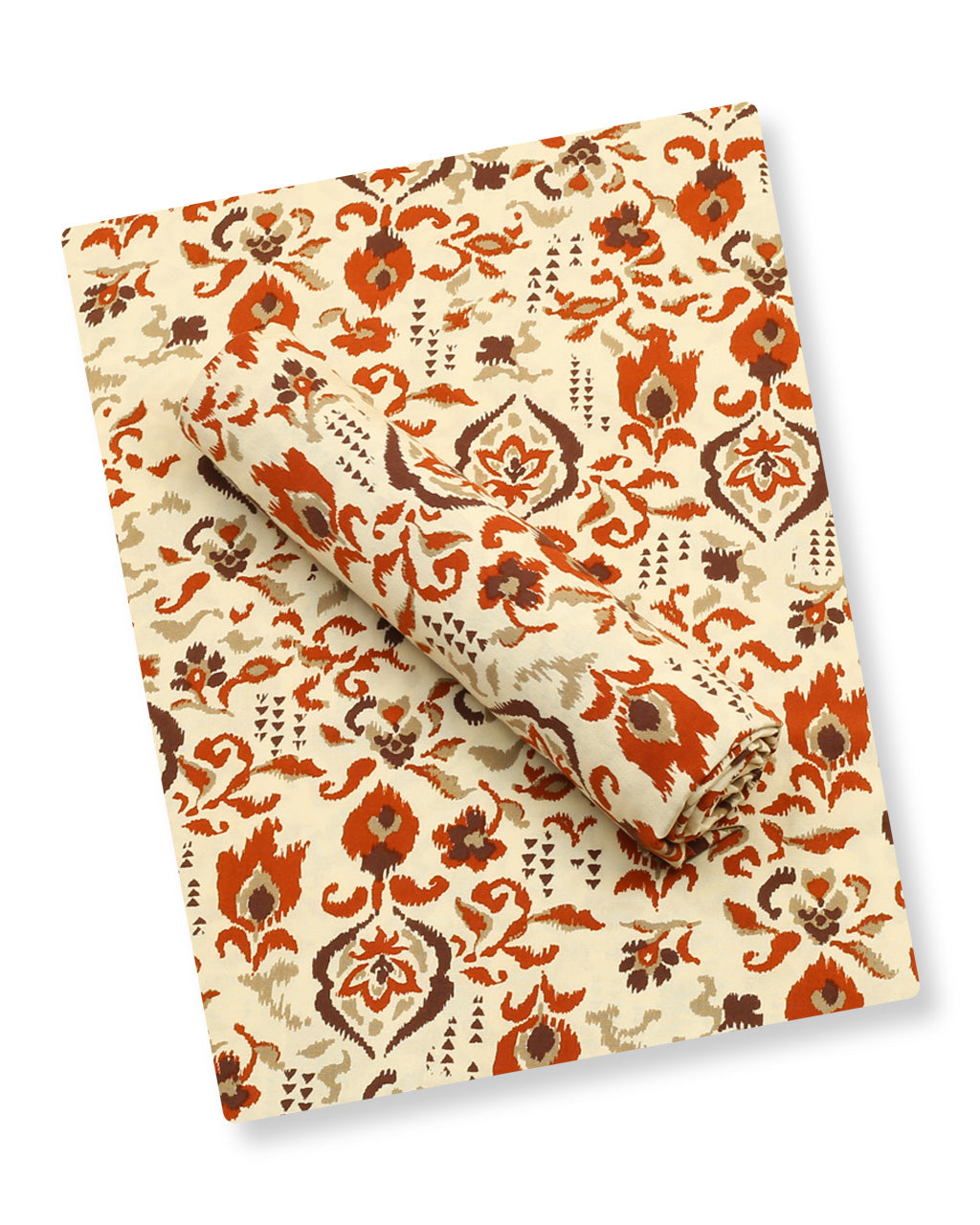 Rust Ikat Linen 2 Piece
