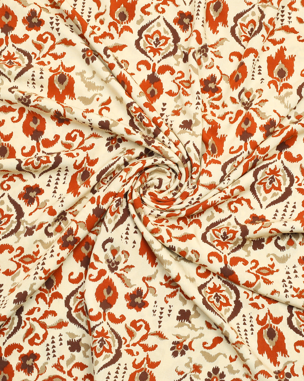 Rust Ikat Linen 2 Piece