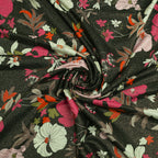 Charcoal Bloom Linen 2pc