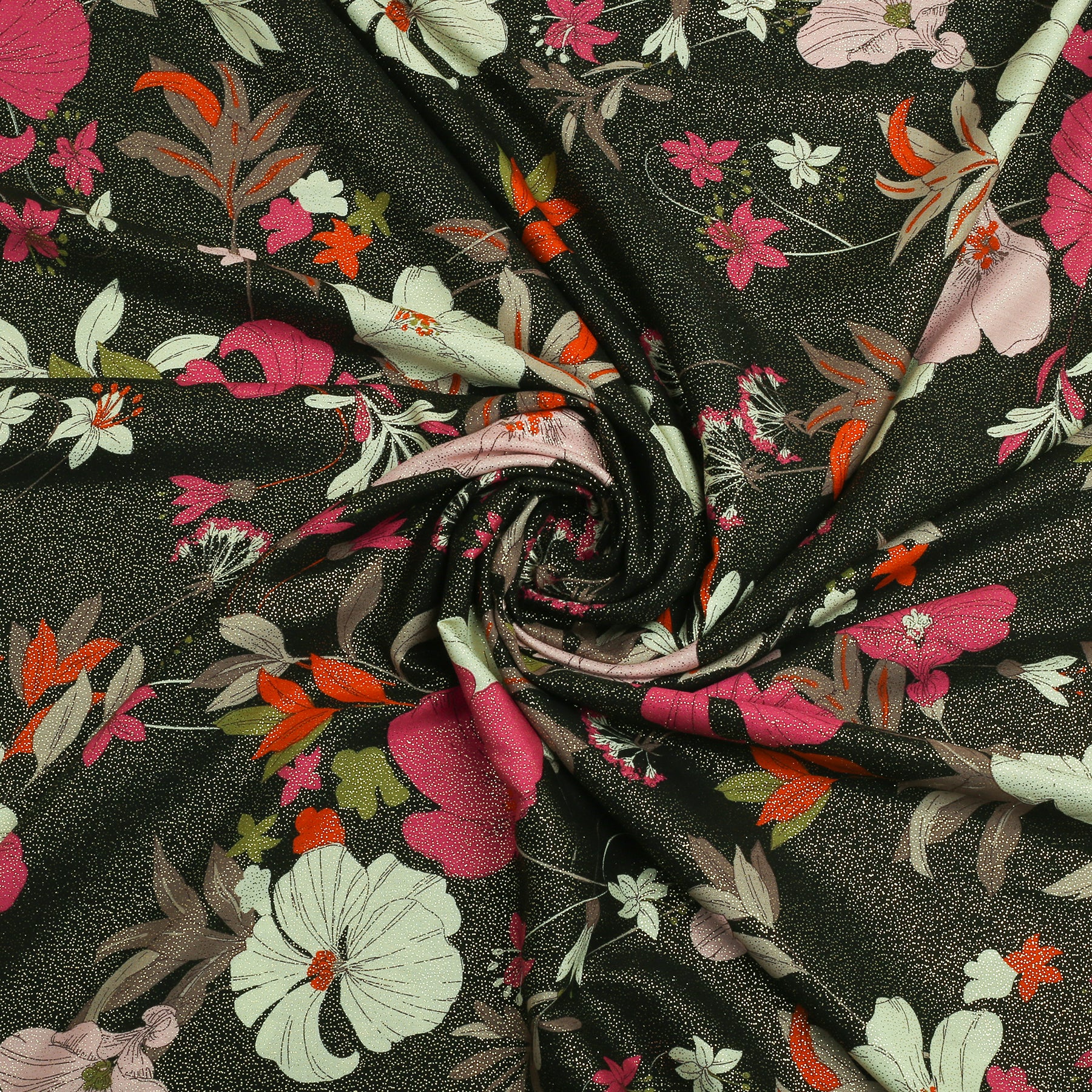 Charcoal Bloom Linen 2pc