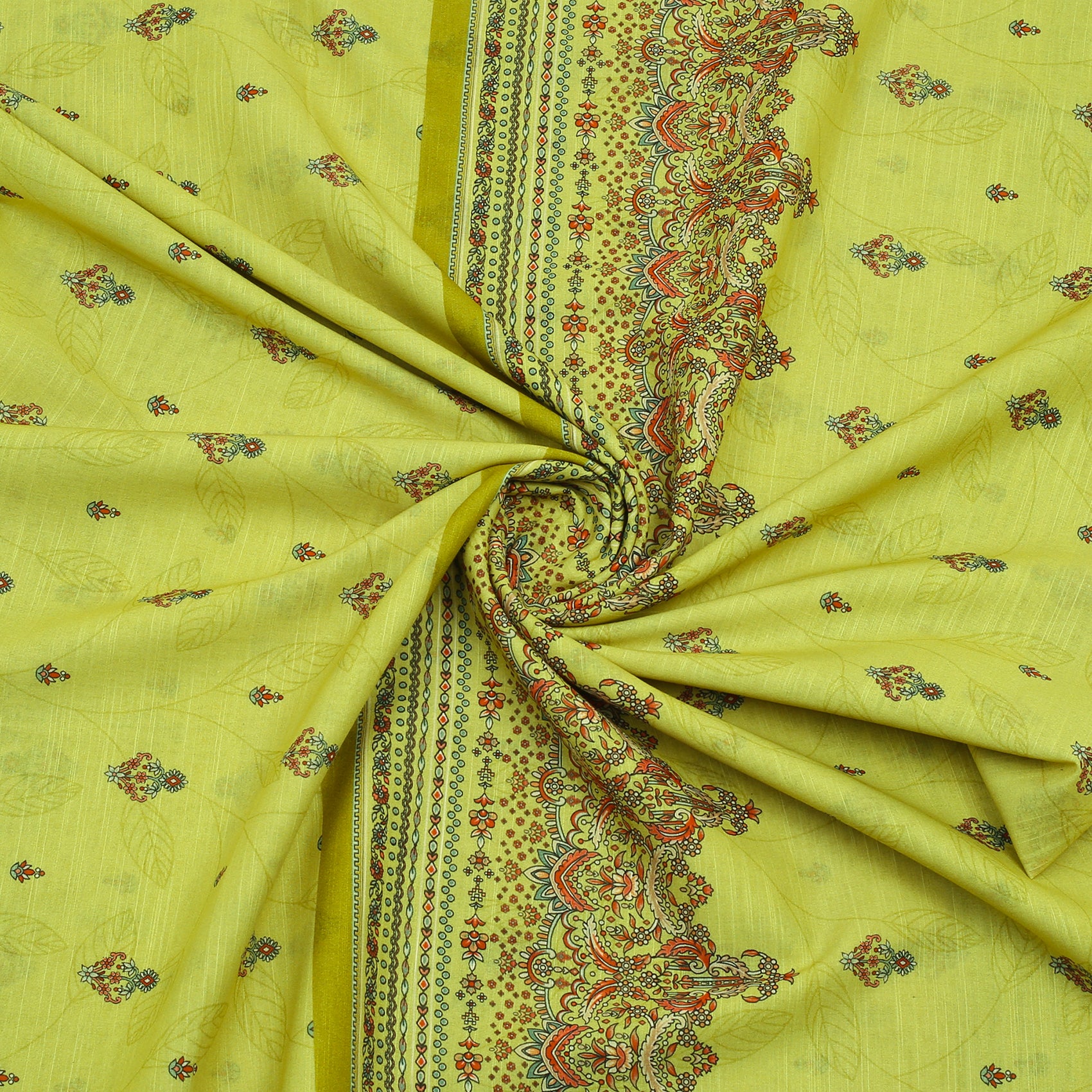 Lime Noor Lawn 3pc