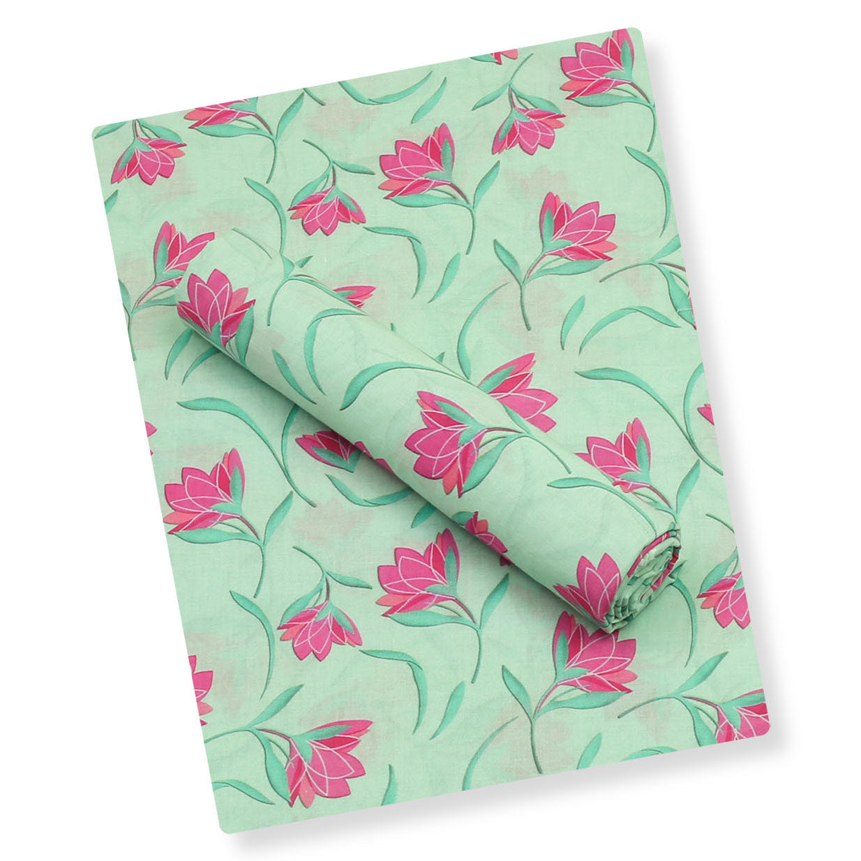Mint Roses Lawn 2pc