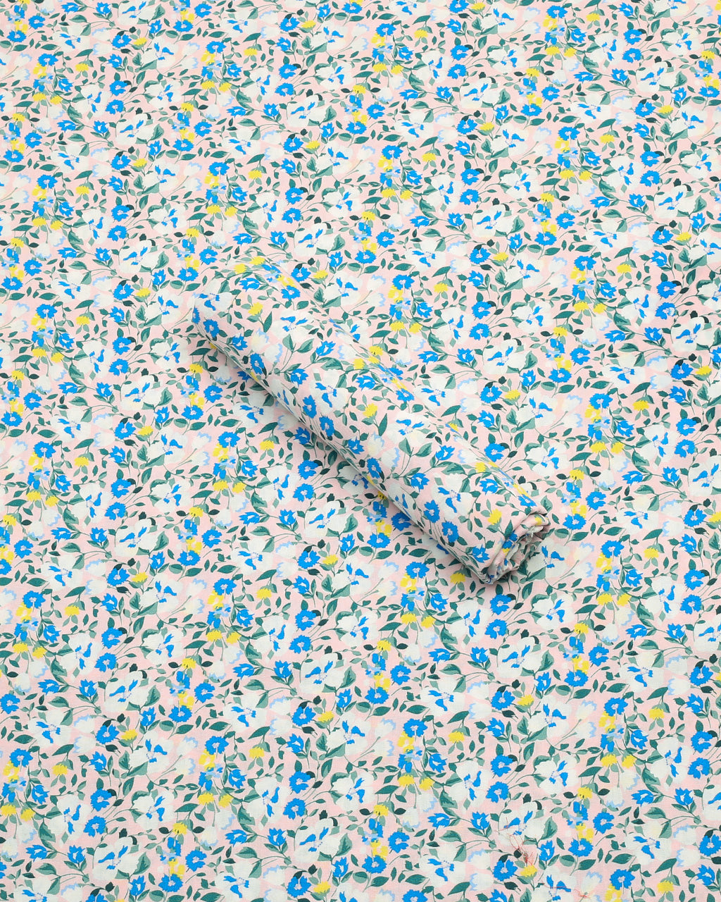 Blue Floral Linen 2 Piece