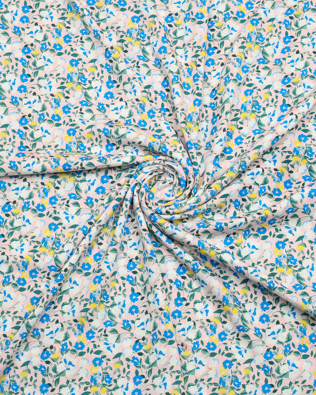 Blue Floral Linen 2 Piece