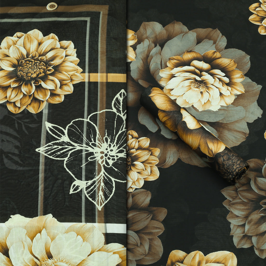 Obsidian Dahlia Lawn 3-piece