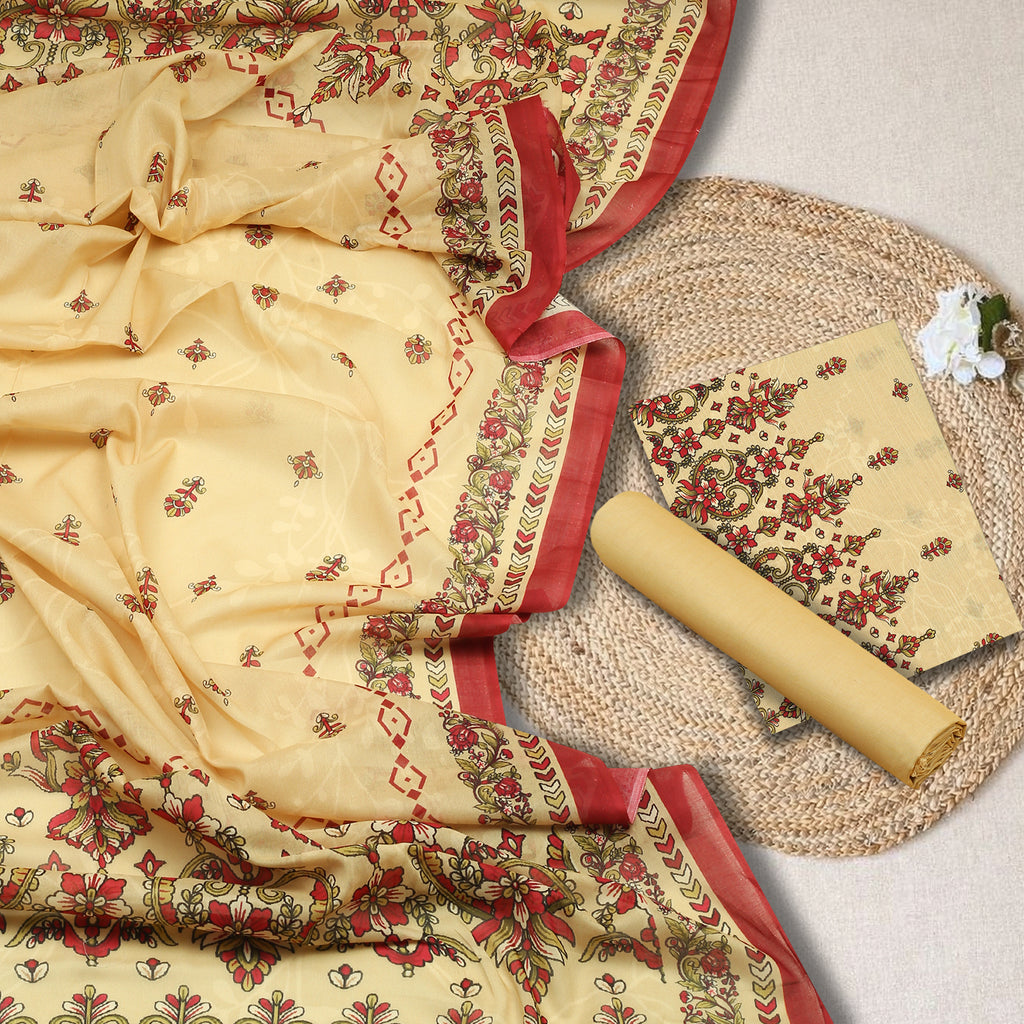 Sahar Beige Lawn 3pc