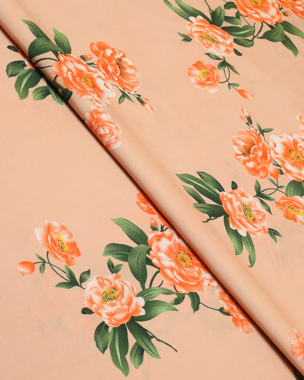 Tangerine Rose Linen 2 piece