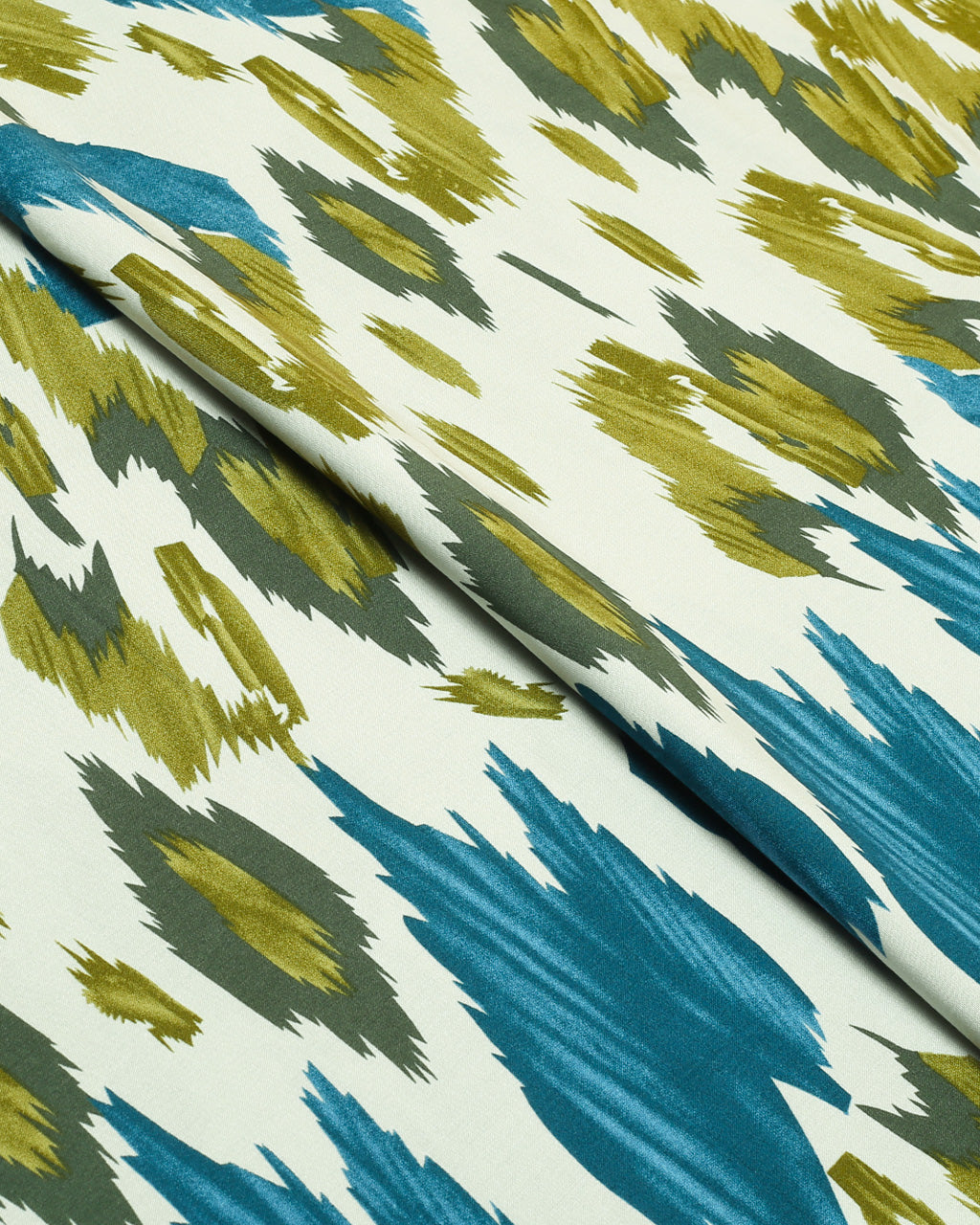 Teal Abstract Linen 2 Piece