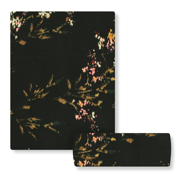 Black Blossom Linen 2pc