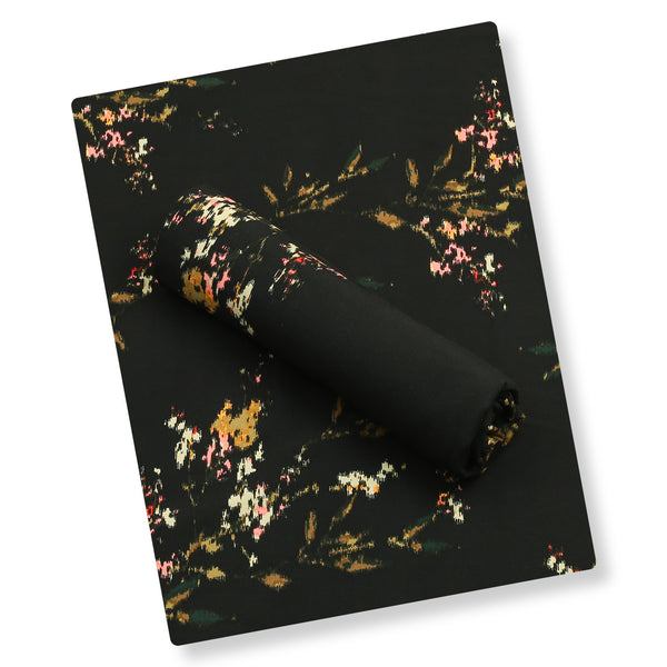 Black Blossom Linen 2pc