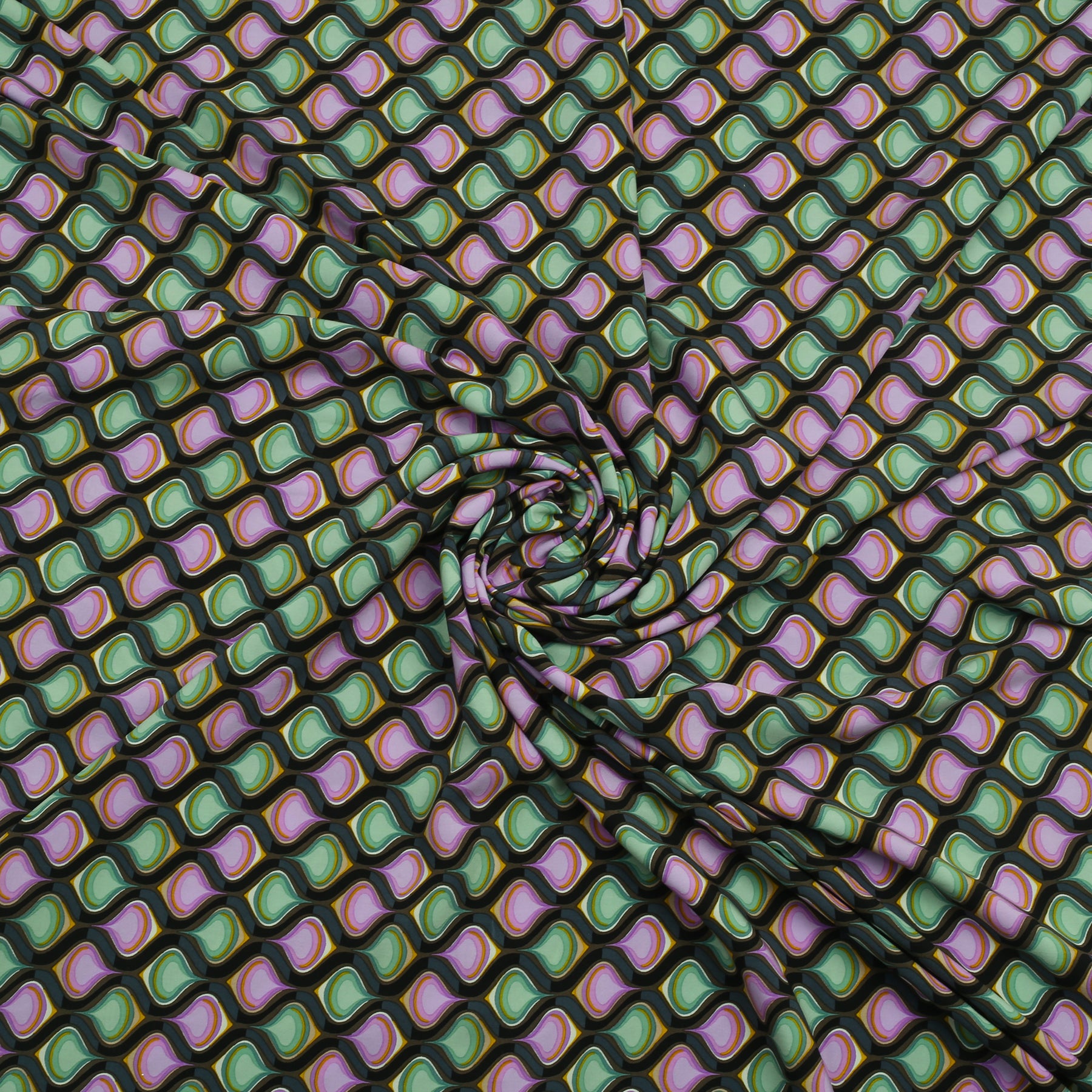 Infinity Pattern Linen Shirt